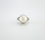 PEARL & DIA PLAT RING