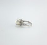 PEARL & DIA PLAT RING - Image 4