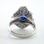 SAPPHIRE & DIA PLAT RING - Image 2