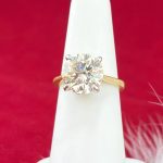 4.04CT DIA 18KY SOLITAIRE RING