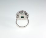 EMERALD & DIA PLAT RING - Image 4