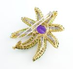 3PC AMETHYST DIA 18K TWO TONE SUITE - Image 4