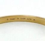 CARTIER LOVE 18KY BRACELET SIZE 19 - Image 4