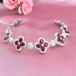 RUBY 14KW DIA BRACELET