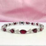 RUBY 14KW DIA BRACELET
