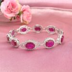 RUBY 14KW DIA BRACELET