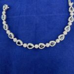 6.50CT SAPPHIRE & DIA 14KW BRACELET - Image 2