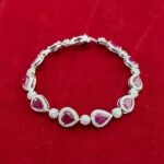 RUBY 14KW DIA BRACELET