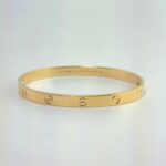 CARTIER LOVE 18KY BRACELET SIZE 20