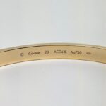 CARTIER LOVE 18KY BRACELET SIZE 20 - Image 3