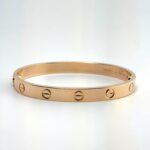 CARTIER LOVE 18KR BRACELET SIZE 16