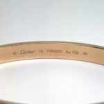 CARTIER LOVE 18KR BRACELET SIZE 16 - Image 4