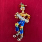 18KY DIA CLOWN BROOCH