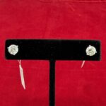 18K WG MARTINI DIA EARRINGS