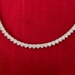 18KY 22.66CT DIAMOND TENNIS NECKLACE - Image 2