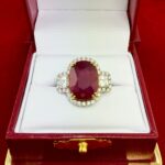 18K WG DIA RUBY GIA RING - Image 2