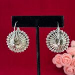LARGE ROSE CUT DIA EARRINGS - Image 2