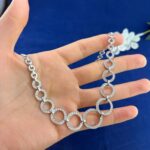 3.18CT DIA 18KW CIRCLE NECKLACE - Image 3
