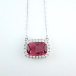 TOURMALINE & DIA NECKLACE