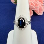 PLATINUM SAPPHIRE DIA RING