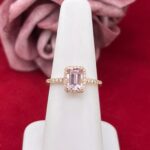 MORGANITE DIA 18K RING