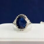 PLATINUM SAPPHIRE DIA RING