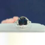 PLATINUM SAPPHIRE DIA RING