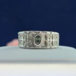 PLATINUM ALEXANDRITE DIA RING