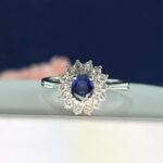 PLATINUM SAPPHIRE DIA RING