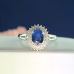 PLATINUM SAPPHIRE DIA RING
