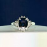 PLATINUM SAPPHIRE DIA RING