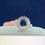 PLATINUM SAPPHIRE DIA RING