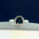PLATINUM SAPPHIRE DIA RING
