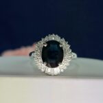 PLATINUM SAPPHIRE DIA RING