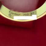 CARTIER LOVE 18KR RING SIZE 47 - Image 3
