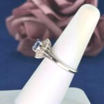 SAPPHIRE DIA PLATINUM RING - Image 2