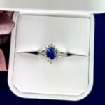 SAPPHIRE DIA PLATINUM RING - Image 3