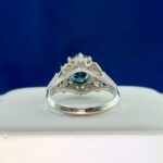 SAPPHIRE DIA PLATINUM RING - Image 3