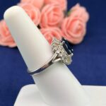 SAPPHIRE DIA PLATINUM RING - Image 2
