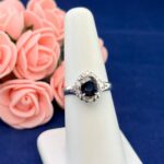 SAPPHIRE DIA PLATINUM RING