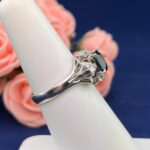 SAPPHIRE DIA PLATINUM RING - Image 2