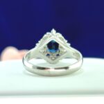 SAPPHIRE DIA PLATINUM RING - Image 3