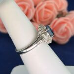SAPPHIRE DIA PLATINUM RING - Image 2