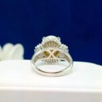 PEARL DIA PLATINUM RING - Image 3
