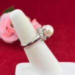 PEARL DIA PLATINUM RING - Image 2