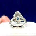 SAPPHIRE DIA PLATINUM RING - Image 3
