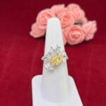 18KW DIAMOND RING