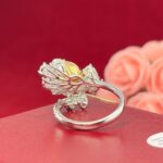 18KW DIAMOND RING - Image 4