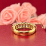 18KY DIAMOND RING - Image 3