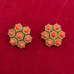 TIFFANY & CO CORAL EARRINGS-BRACELET SET - Image 2